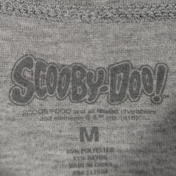 Scooby-Doo Women’s M Graphic T-Shirt Gray Short Sleeve Cartoon Mystery Machine - Picture 3 of 5